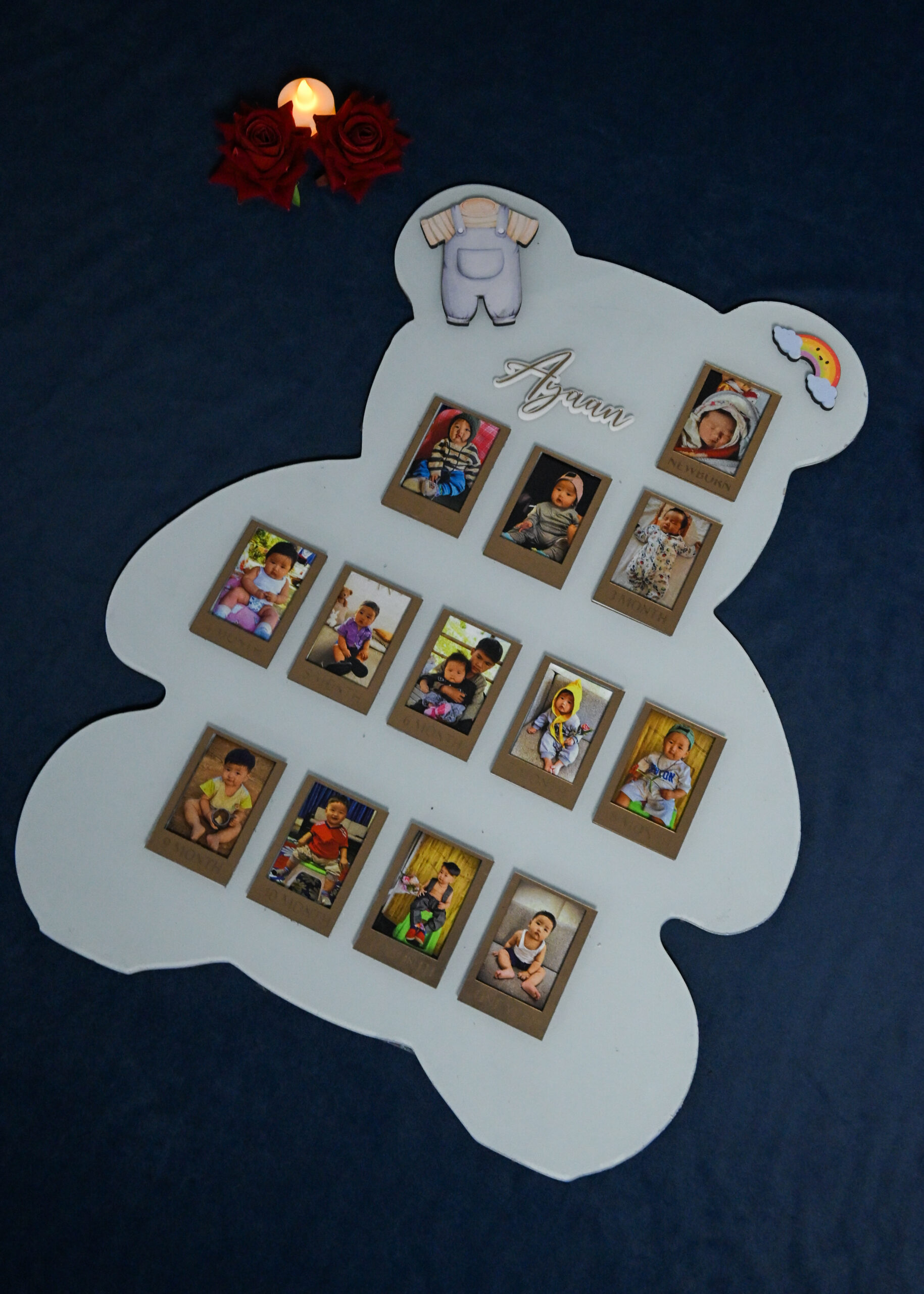 Baby Photo Board-Teddy Shape - Image 3